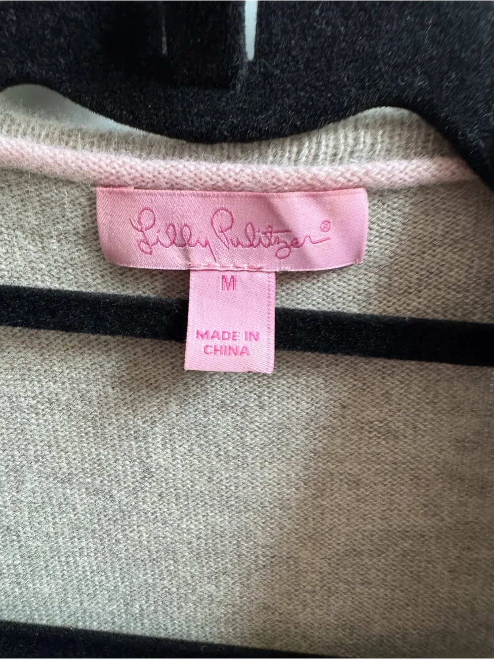Lilly Pulitzer Cashmere Women’s Ruffled Open-Front Cardigan Sweater - Beige